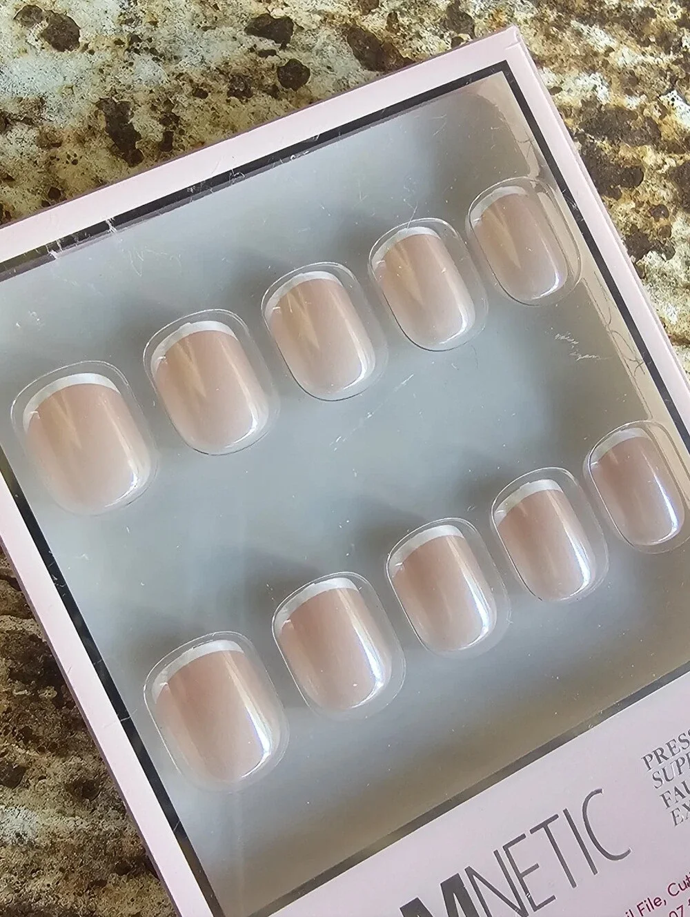 Glamnetic Pearly Please Super Short Press-On Nails